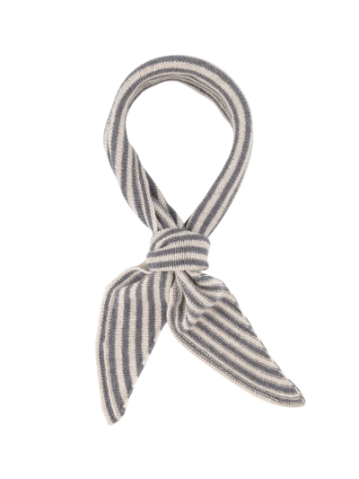 Kasjmier-mix driehoek sjaaltje met strepen