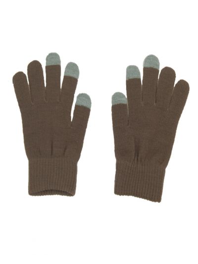Beige-bruine iGloves Touchscreen handschoenen met Etip vingertoppen