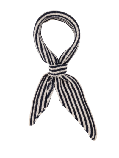 Kasjmier-mix driehoek sjaaltje met strepen