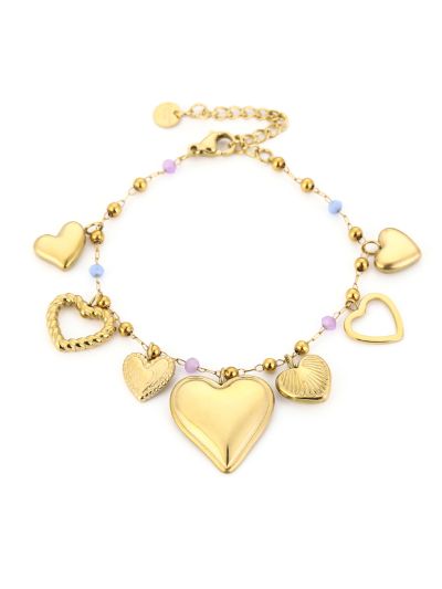Armband met kralen en bedels
