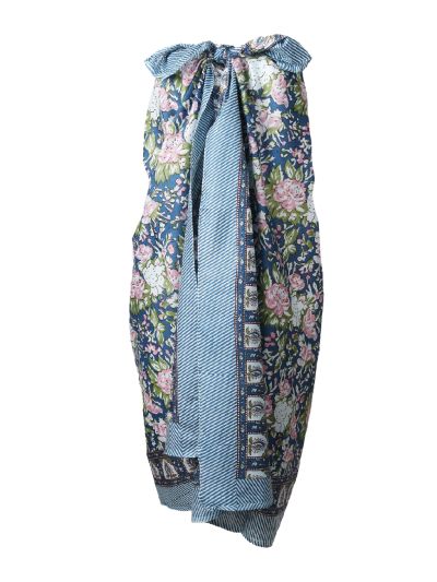 Jasmijn sarong in denimblauw