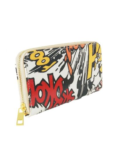 BoFF zip around portemonnee met Pop Art strip print
