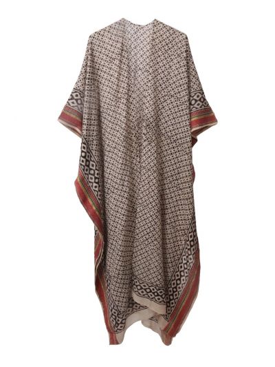 Lange katoenen 'Daisy' kimono