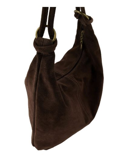 Suède shopper tas