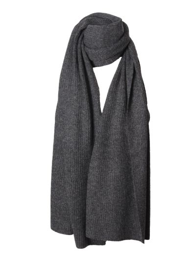 Gebreide sjaal geribd 