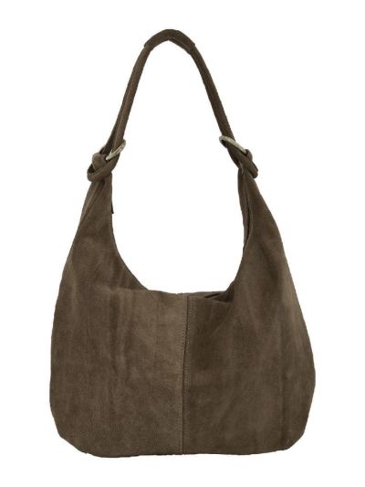 Suède shopper tas