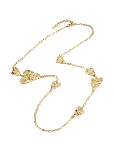 Statement ketting – Lang model met hartjesdetails