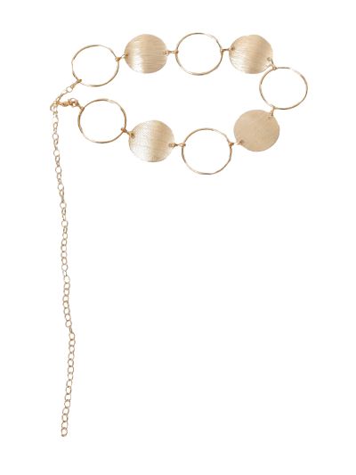 Chain belt met ronde schakels