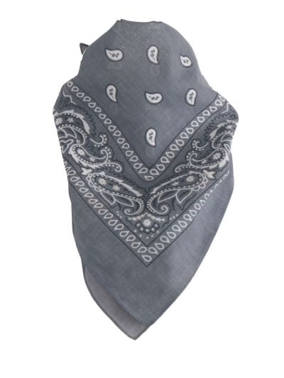 Middengrijze bandana / boerenzakdoek 
