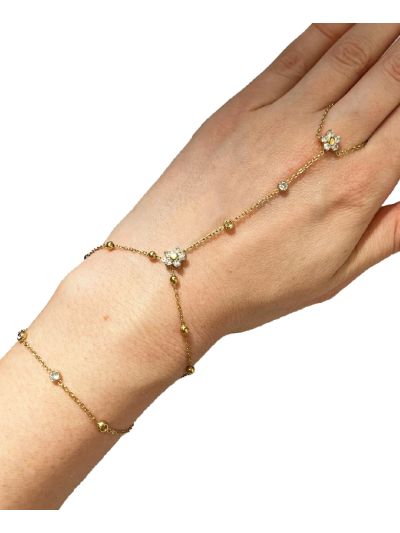 Madelief handketting- Stainless Steel