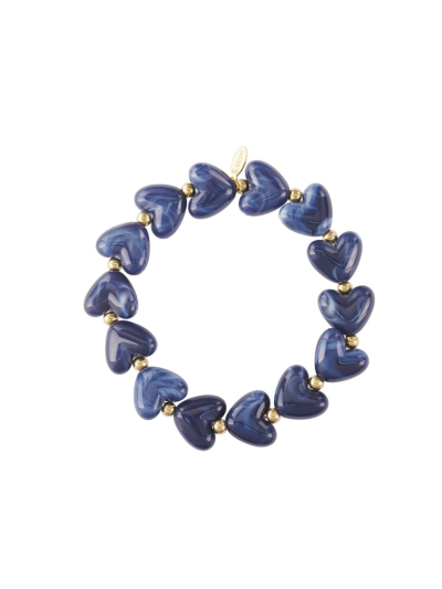 Hartjes armband met kralen