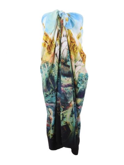 Sarong met Middeleeuws schilderij afbeelding