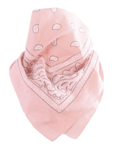 Bandana / boerenzakdoek in licht-oudroze