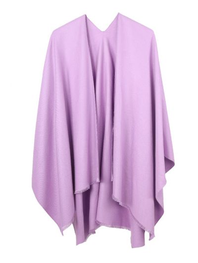 Effen omslagdoek in lila