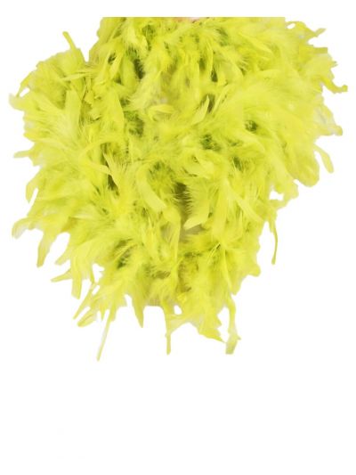 Limegroene veren boa