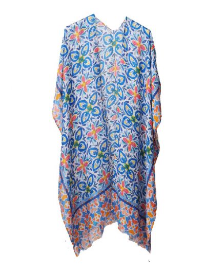 Luchtige 'Joy' kimono in blauw