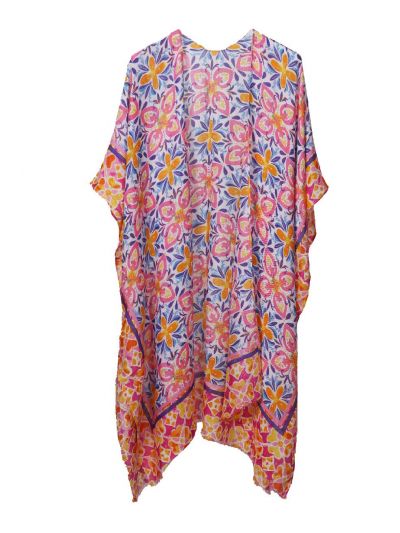 Luchtige 'Joy' kimono in roze