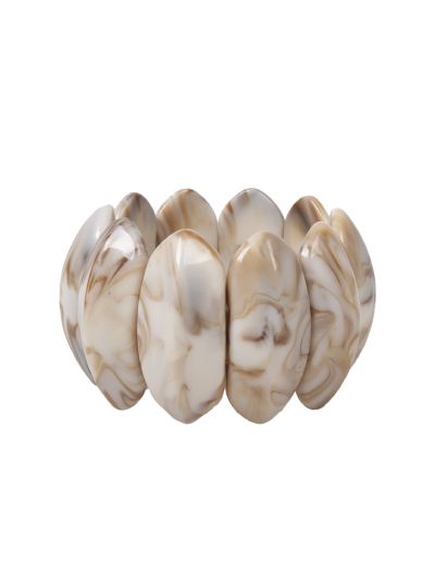 Statement armbanden met marmerlook