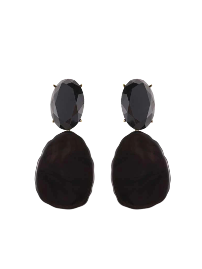 Katie oorbellen met stenen