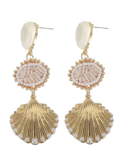 Statement schelpen oorhangers