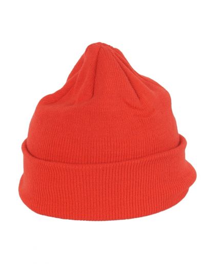 Effen oranje muts