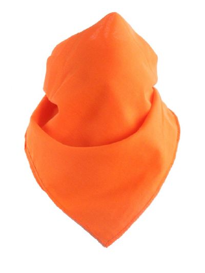 Effen boerenzakdoek / bandana in oranje
