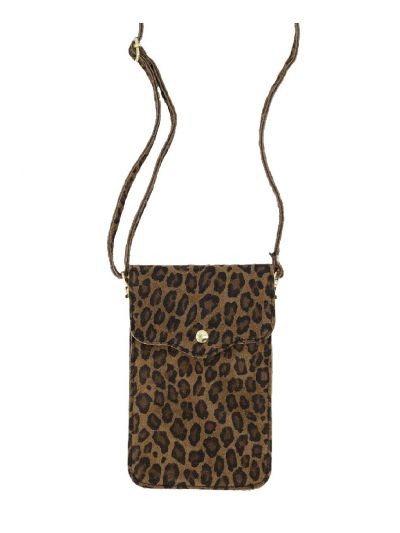 Leopard suède telefoontasje