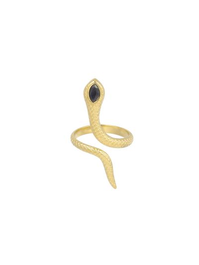 Slang ring in goud