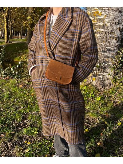 Claire crossbody suède tas