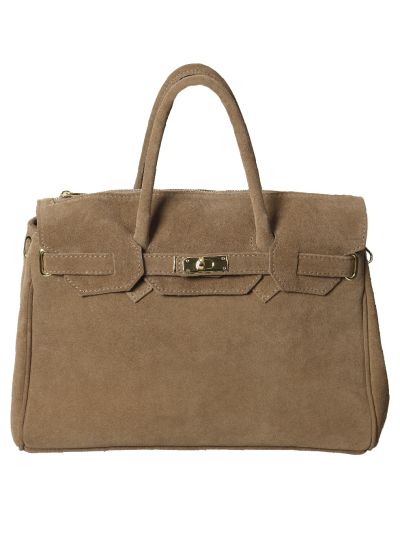 Jessa suède handtas XL