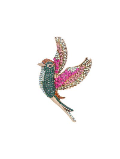 Parardijs vogel broche