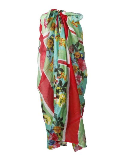 Yuna sarong in mintgroen