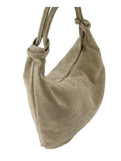 Suède shopper tas