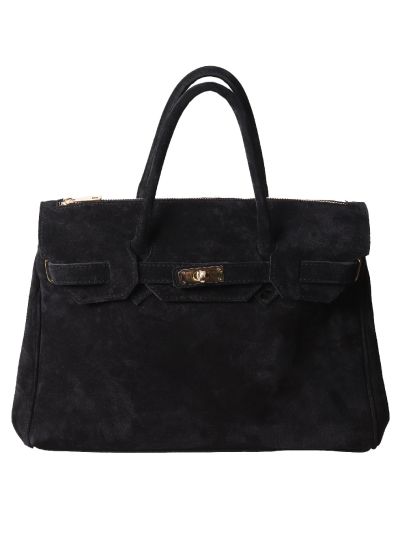 Jessa suède handtas XL