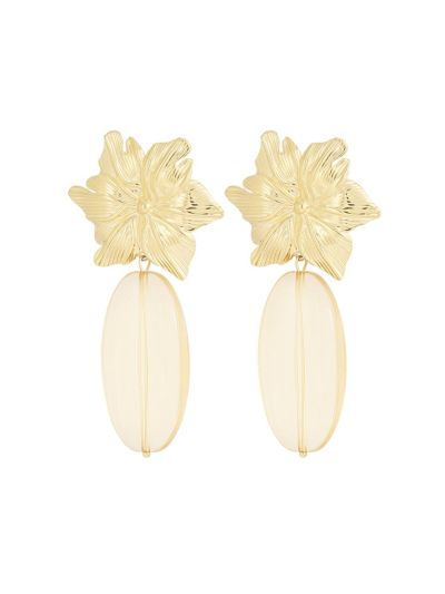 Oorhangers met bloem 