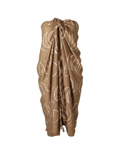 Bodhi sarong met ornament print