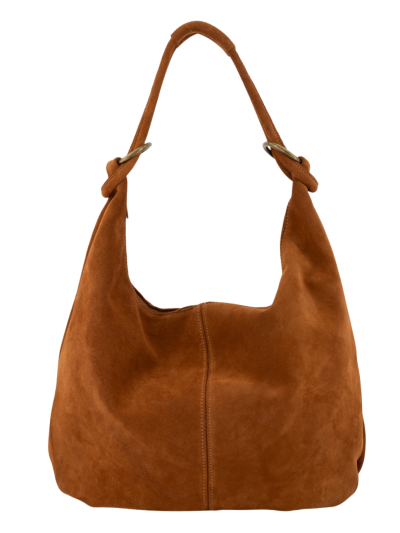 Suède shopper tas