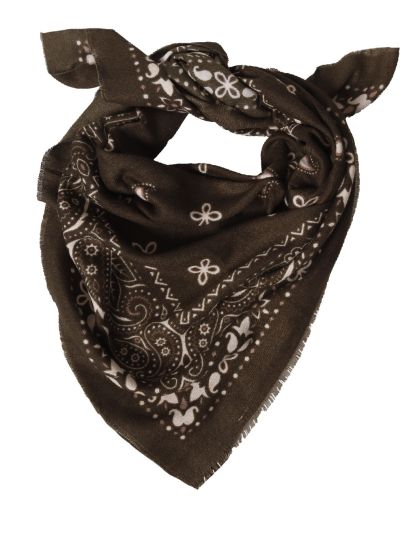 Oversized zachte bandana sjaal