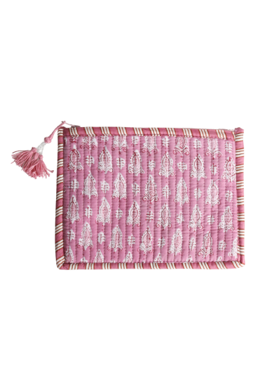 Gewatteerde etui met ornament