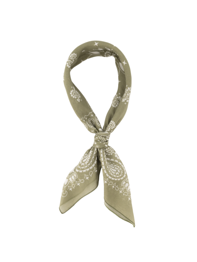 Zijde-blend bandana sjaal