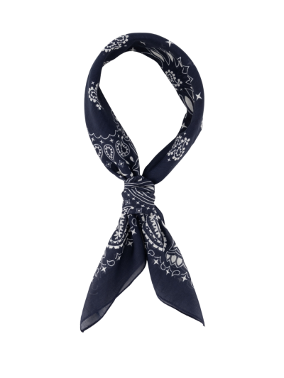 Zijde-blend bandana sjaal