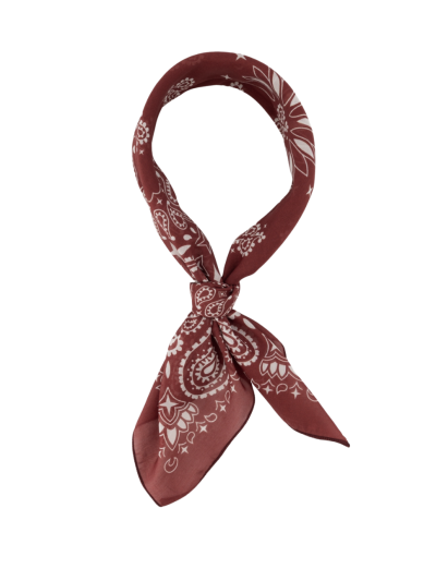 Zijde-blend bandana sjaal