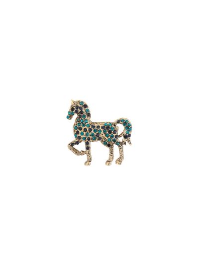 Broche met paard