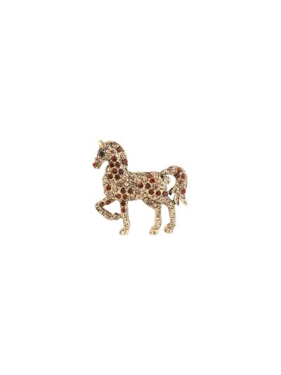 Broche met paard