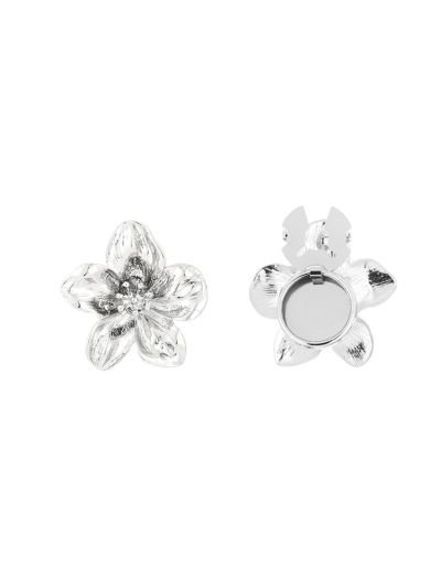 Hibiscus bloem button cover