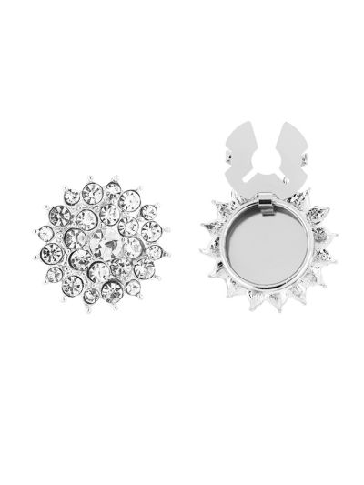 Knoop clip met strass
