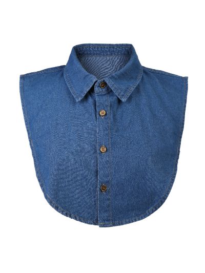 Denim blousekraag