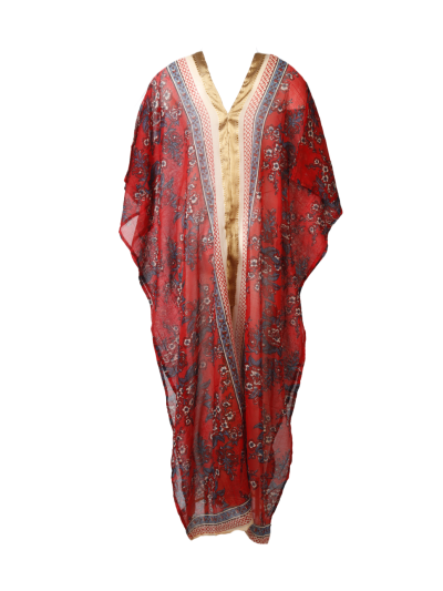Lange katoenen 'Lilly' kaftan 