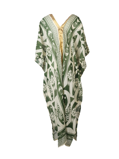 Lange katoenen 'ELISA' kaftan 