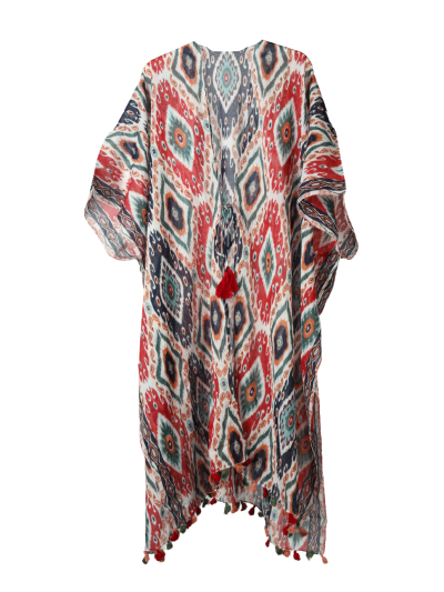 Luchtige katoenen kimono – Azteken print